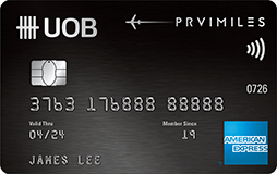 UOB PRVI Miles Card (American Express)