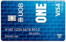 UOB One Debit Visa Card
